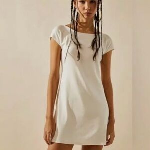 Free People Beach Rosalia Low Back Mini Dress, Size Large (v)